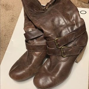 Women’s brown leather Aldo boots